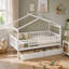 Lit simple en bois avec deux tiroirs-1173772099