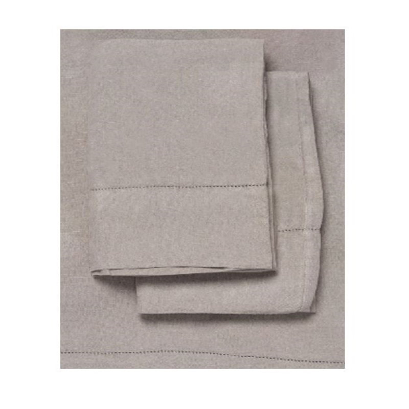 Lindsey 100% Linen Standard Sheet Set, Queen, Gray