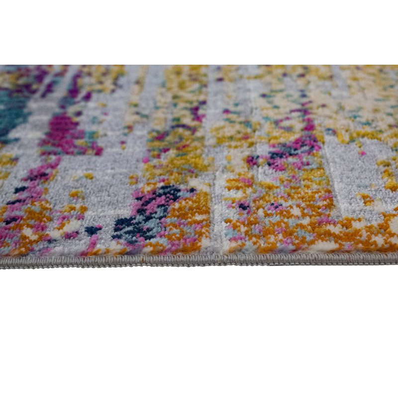 Blazek Abstract Indoor Rug, Rectangle 8'7" x 11'10"
