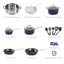 Beehler 15 - Piece Cookware Set