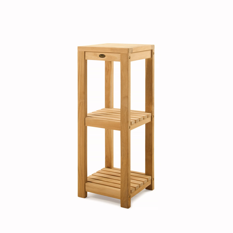 Chrstine 3 Piece Teak Tiered Shelf