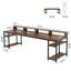 Bureau pour deux personnes avec tablettes ouvertes