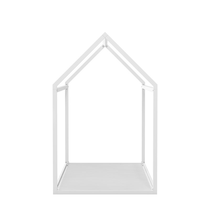 Nova Metal Montessori House Bed, Twin, White