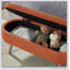 Banc de rangement avec repose-pieds ovale Luxury-596700812