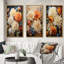 «Chrysanthemums Autumn Collage», 3 pièces sur toile-938386739-938386734