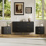 3pcs Dresser And Nightstand Sets For Bedroom, 47.25" 6 Drawer Dresser & Nightstand Set Of 2