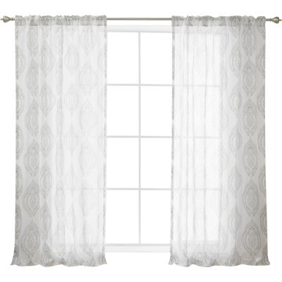 Yareli Sheer Curtain Pair