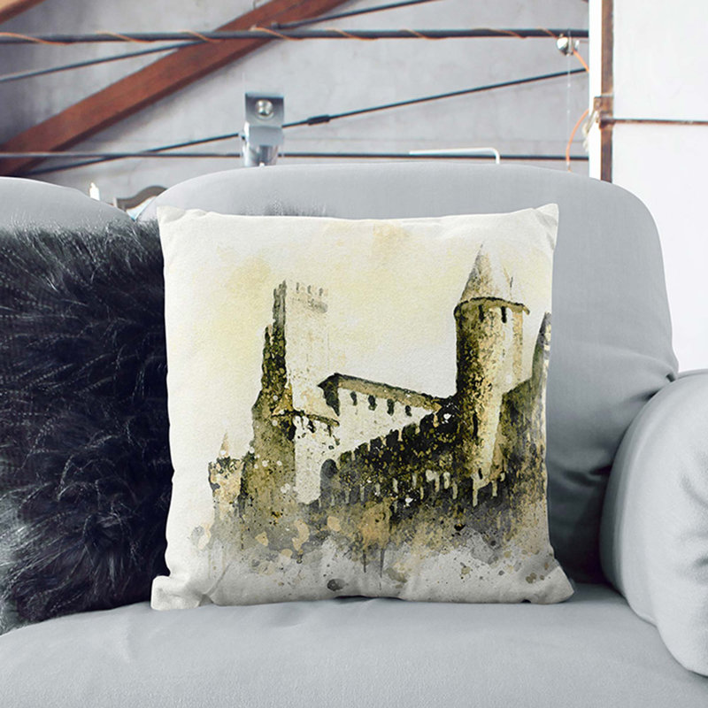 Square Throw Cushion, 55cm H x 55cm W x 20cm D