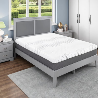 12" Hybrid Cooling Gel Memory Foam & Pocket Coil Mattress - Pressure Relief, Body Contouring, Mattress in a Box, Plush Firm Feel - Twin/Full/Queen/King/Cal King