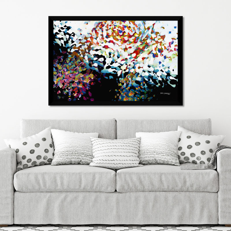 «acte 2:38. « relief », impression, H 21,5 po x l 27,5 po x P 0,75 po, Cadre noir