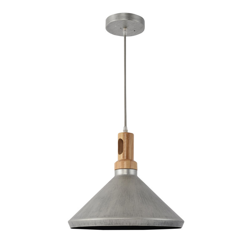 Tedrow 1 - Light Rolled Steel Single Pendant
