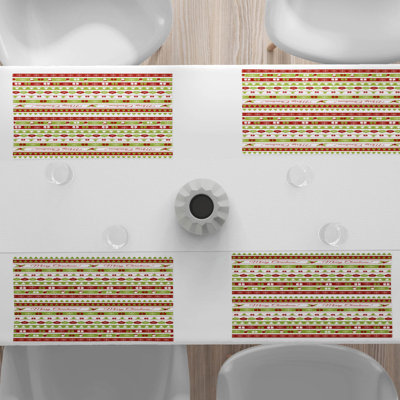 Polyester Geometric Rectangle Placemat