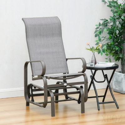 Gliding Chair Gliding Lounger Chair, Single Rocker