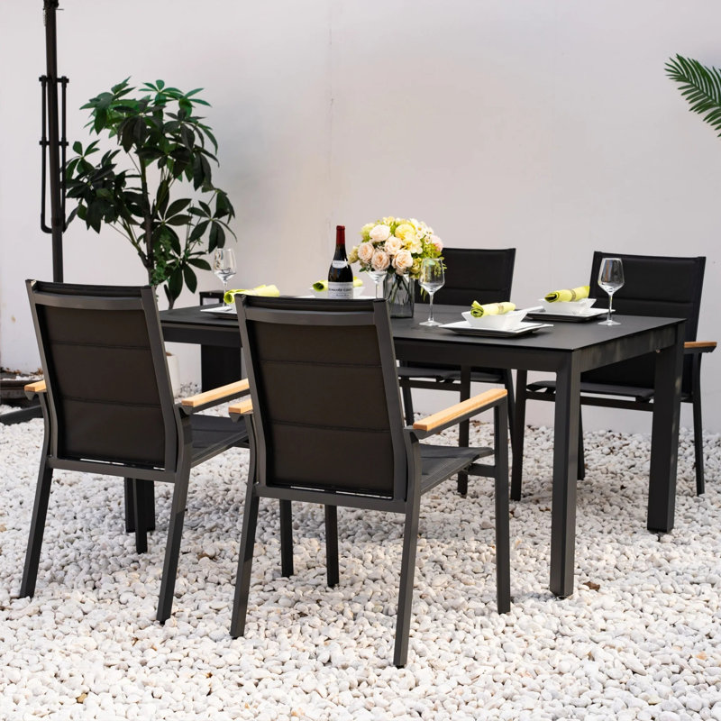 MIMO 5-piece Aluminium Outdoor Dining Set