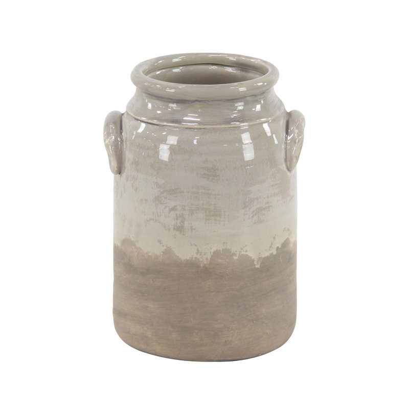 Vase de table rustique Cydnee, Beige