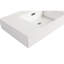 Vasque en résine 76 cm pour salle de bain - Vasque très résistant, blanc, profondeur 73 cm, largeur 46,5 cm, hauteur 12,7 cm, poids 20,1 kg, revêtement en gel lisse pour un nettoyage quotidien facile, couleur blanche, profonde, large et haute.