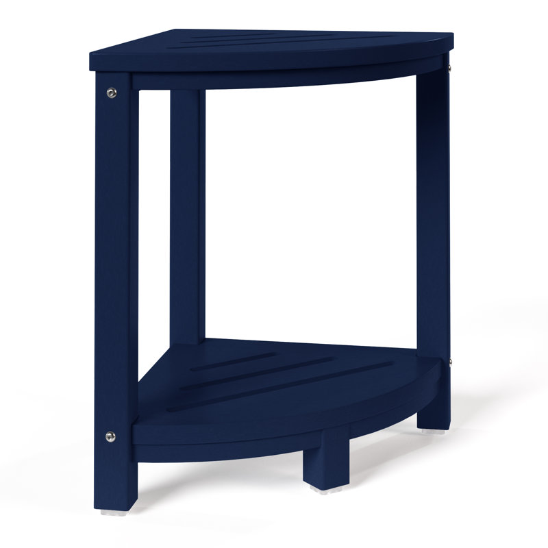 Banc de douche en poly, Navy Blue