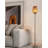 Modern Bamboo Woven Standing Accent Light