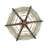 Clavene Glass Semi Flush Mount
