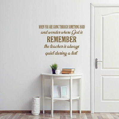 Text & Numbers Non-Wall Damaging Wall Decal