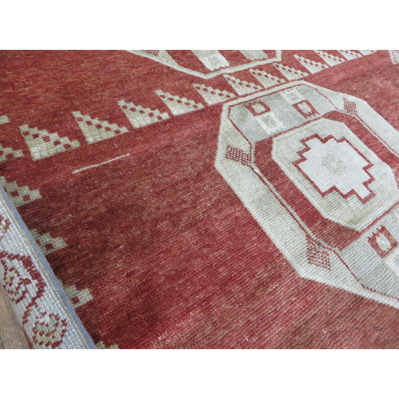 Tapis de couloir en Tapis décoratif laine noué à la main de conception unique 4 pi 2 po x 9 pi 8 po Corentin