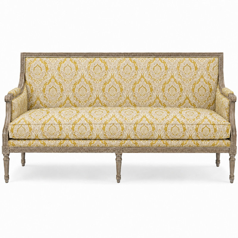 Damask Jacquard | Varley Fabric, Gold