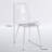 dining chair,set of 4,metal leg,plastic seat