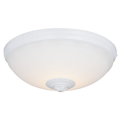 11 in. 1 - Light Frosted LED Bowl Ceiling Fan Light Kit