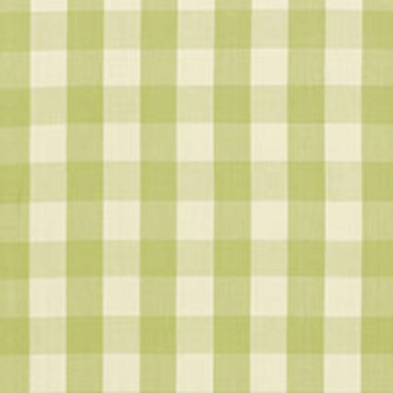 Camden Cotton Check Fabric, Green