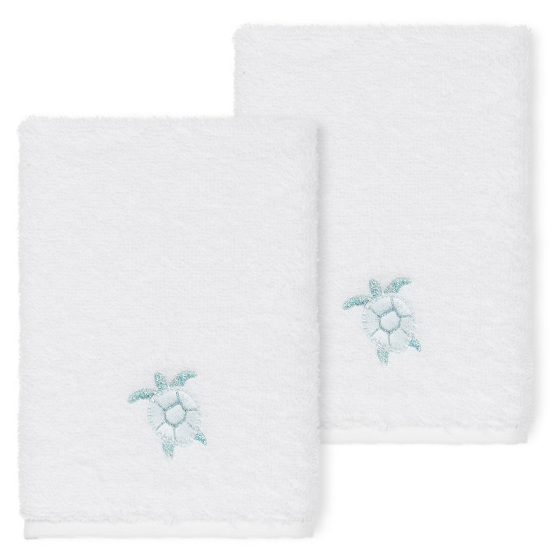 Essuie-mains en coton turc AVA, Blanc