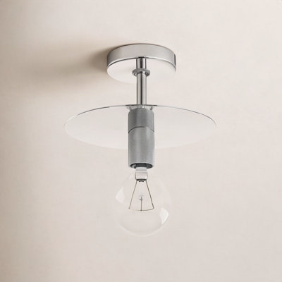 Sawvel Single Light Semi Flush Mount