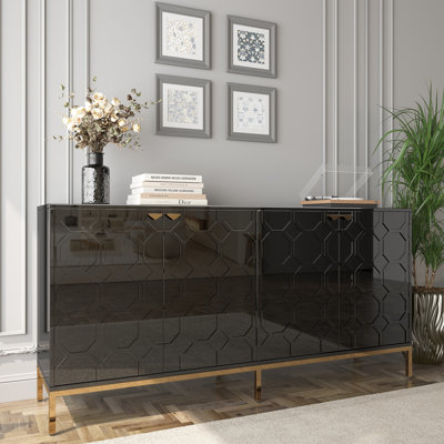 Araneli 64''W Sideboard Buffet Cabinet