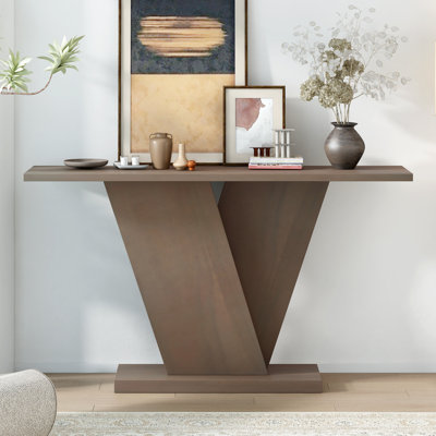 Canapé console en bois 59,8 po Emilio