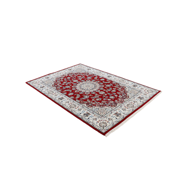 Nain Oriental Hand Woven Area Rug, Rectangle 120 x 180cm