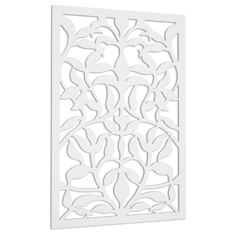 Paravent 48 po x 32 po, Blanc