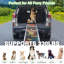 Rampe rétractable pour chien en aluminium pour voitures, camions, marches pour animaux de compagnie antidérapantes portatives avec motifs colorés