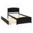 Twin Size Platform Bed With Trundle-1520131566