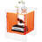 Samuelsson Acrylic Side Table, Nightstand Bedside Table-1666403965