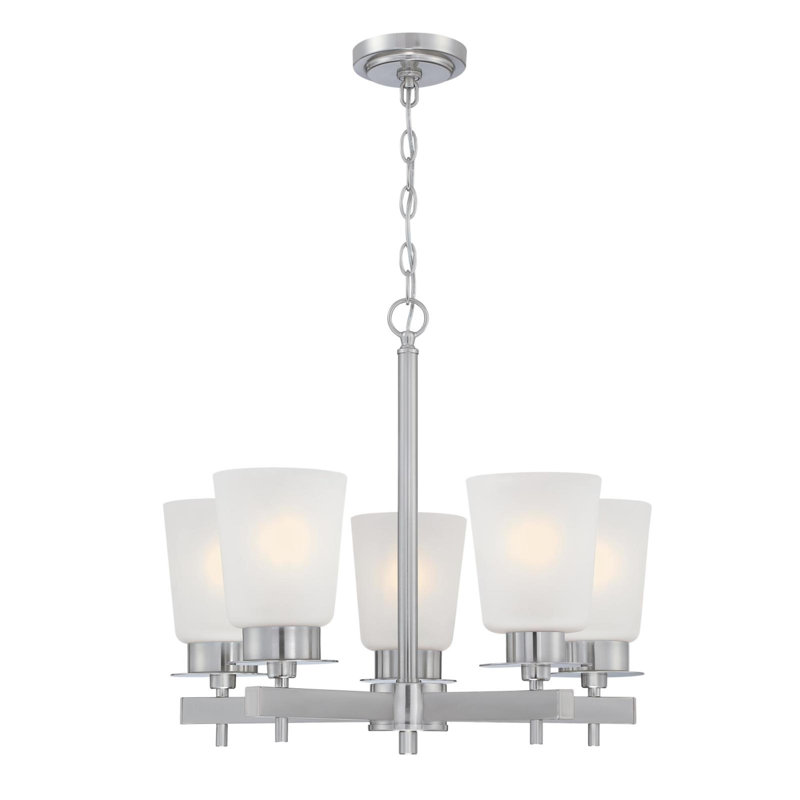 5 - Light Cylinder Chandelier