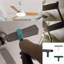 Nettoyeur de pales pour ventilateur de plafond, dépoussiéreur avec accessoire d'aspirateur, aspirateur léger, outil de brosse lavable pour brosse à meubles et aspirateur de nettoyage
