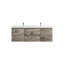 Ensemble de meuble-lavabo mural double l 60 po Auvimar-1704789982