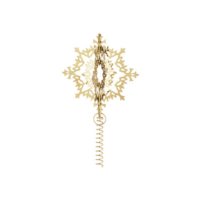 Christmas Collectibles Ice Flower Tree Topper