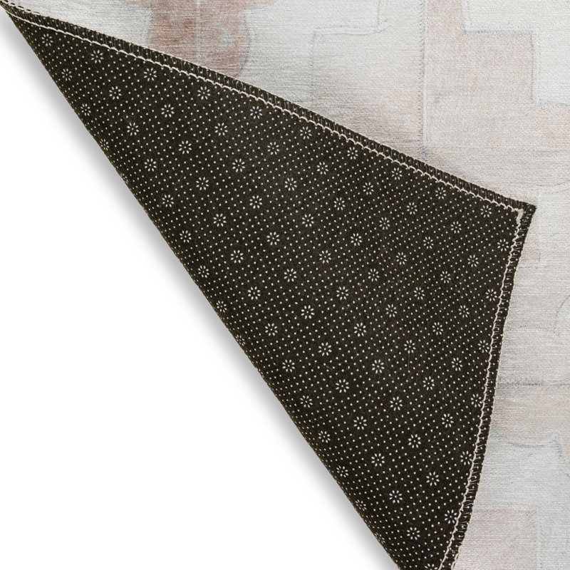 Chenille Patchwork Indoor / Outdoor Rug, Rectangle 3' x 5'