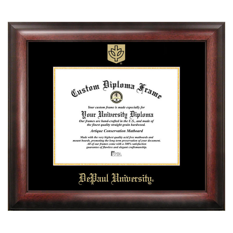 Cadre de diplôme NCAA Gold, Blue Demons de Depaul
