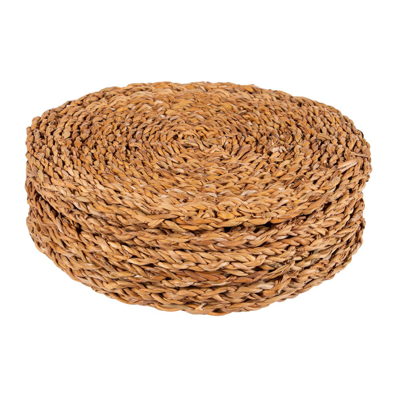 Argon Tableware - 30cm Woven Seagrass Placemats - Set of 6