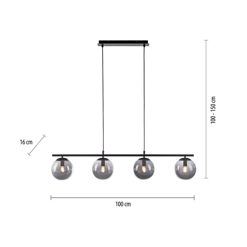 Marlette 4 - Light Kitchen Island Pendant