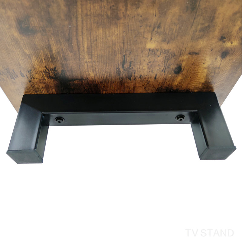 Wood Top TV Stand With 4 Legs