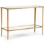 Carson 42'' W Glass Console Table
