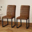 Ensemble de 2 chaises de bureau / salle à manger en polyuréthane de qualité supérieure avec mousse haute densité, pieds en fer robuste (galvanoplastie / peinture en aérosol), plusieurs couleurs. Assemblage facile. W1151134524-1899036775-1899036768