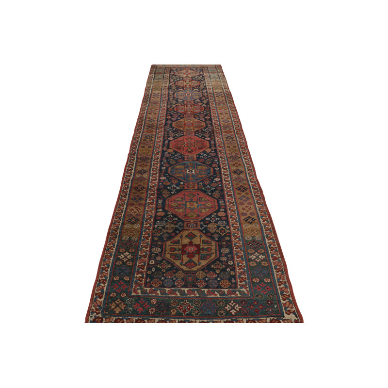 One-of-a-Kind 3'5X13'8 Hand Knotted Area Rug